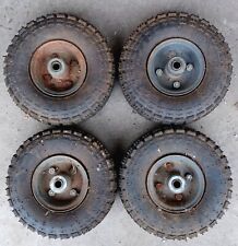 (4) Universal 4.10/3.50-4 Tire and Wheel 10