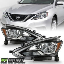 For 2016-2019 Nissan Sentra Halogen Type Headlights Headlamps w/ Bulb Left+Right picture