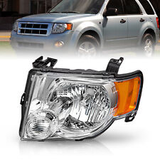 For 2008 2009 2010 2011 2012 Ford Escape SUV Chrome Driver Side Headlight Lamp picture