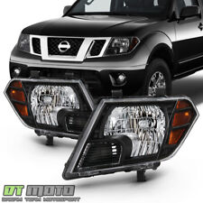 For 2009-2020 Frontier Truck Black Headlights Headlamps Replacement Left+Right picture