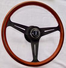 1968-1989 Rolls Royce Silver Shadow Wood Steering Wheel, Nardi. picture