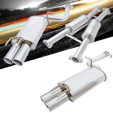 Megan Type2 CBS Exhaust System Quad Flat Tip For 90-96 Nissan 300ZX NA Coupe picture
