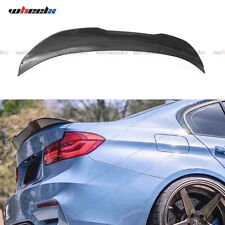 PSM Style For 12-18 Bmw F30 330i 335i F80 M3 Carbon Highkick Trunk Spoiler Wing picture