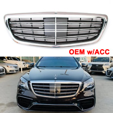 Front Grill Grille Fit Mercedes-Benz S-class W222 S500 S550 S600 2014-2020 W/ACC picture