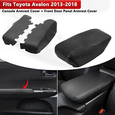 Fits Toyota Avalon 2013-2018 Console Lid Armrest & Front Door Panel Cover Black picture