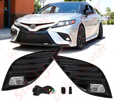 For 2018 2019 2020 Toyota Camry Hybrid SE XSE LED Bumper Fog Lights Lamps Pair picture
