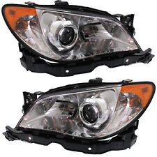 Headlight Set For 2007 Subaru Impreza Left and Right with Bulb 2Pc Halogen picture