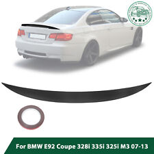 ABS Rear Trunk Spoiler Lip Wing P Style For 2007-2013 BMW E92 Coupe 328i 335i M3 picture