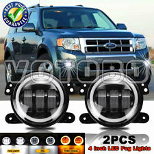 For 2007-2012 Ford Escape Fog Lights Bumper Driving Lamps Clear Lens Pair picture