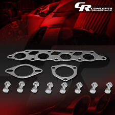 EXHAUST MANIFOLD HEADER GASKET COMPLETE SET FOR 00-04 FORD FOCUS ZETEC ZX3/ZX5 picture