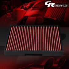 RED HIGH FLOW PANEL CABIN AIR FILTER FOR 93-11 VW JETTA/GOLF/BEETLE AUDI S3/TT picture