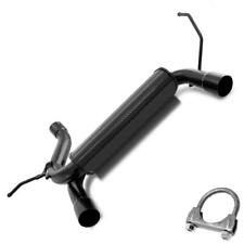 Powder Coated Black Dual Outlet  Exhaust Muffler fits: 2007 - 2017 Jeep Wrangler picture