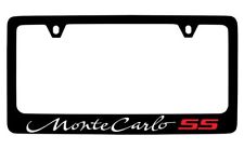 monte carlo ss black PLASTIC License Plate Frame picture