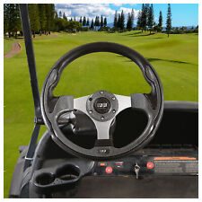 10L0L Golf Cart Steering Wheel & Black Hub Adapter for Club Car Precedent only picture