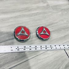 1968 1969 Dodge Charger Coronet Wheel Cover Center Caps Pair 2881777 43271 Badge picture